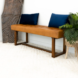 Isla Leather Bench